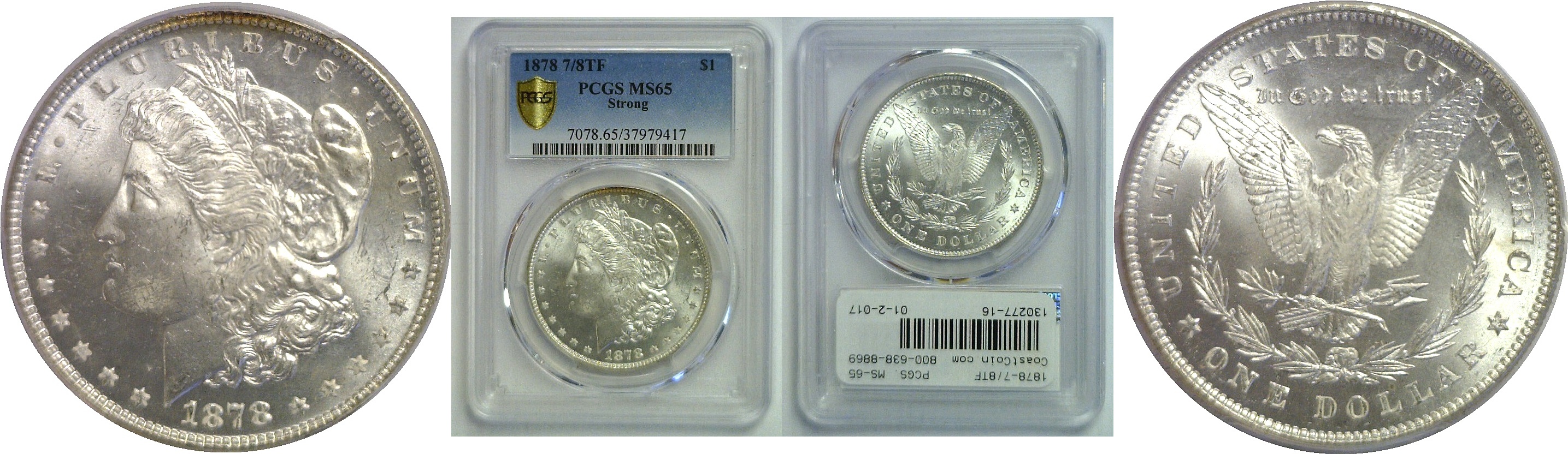 1878-7/8TF. PCGS. MS-65. | Morgan Dollar | Coast to Coast Coins