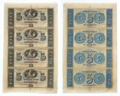 1850's. $5. CU. LA.