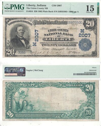 1902. $20. PMG. Ch F-15. IN. Liberty. Charter 2007