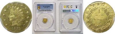 1872. PCGS. MS-61. California Fractional Gold.