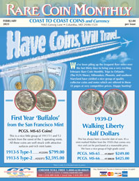 Coast to Coast Coins Catalog