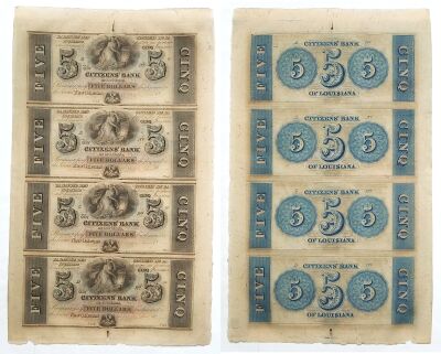 1850's. $5. CU. LA.